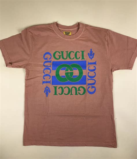 gucci fake logo tshirt|bootleg gucci shirt chinatown market.